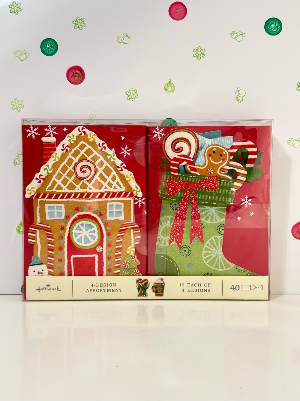 Hallmark Christmas Greeting Cards ~ 4 Assorted Designs
